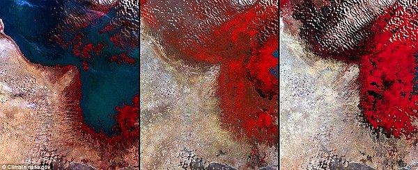 Afrika’daki Chad Gölü 1972 – 1987 – 2002