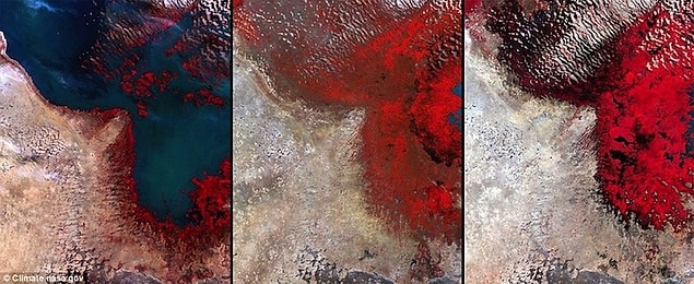 Afrika’daki Chad Gölü 1972 – 1987 – 2002