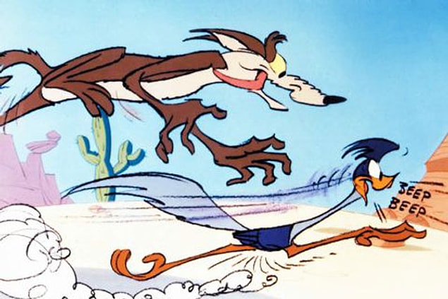 1. Road Runner, Coyote'ye zarar veremez.