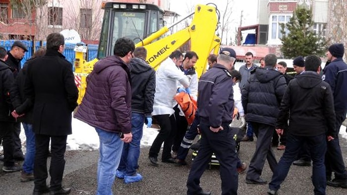 Erzurum'da Bir Kadını Öldürüp İş Makinesinin Altına Attılar