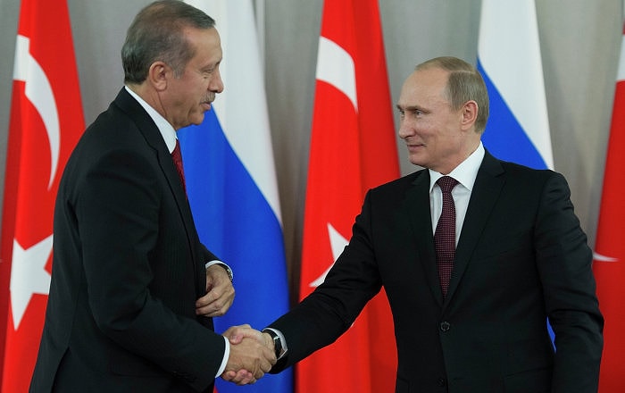 Putin ve Cumhurbaşkanı Erdoğan Türk Akımı'nı Görüştü