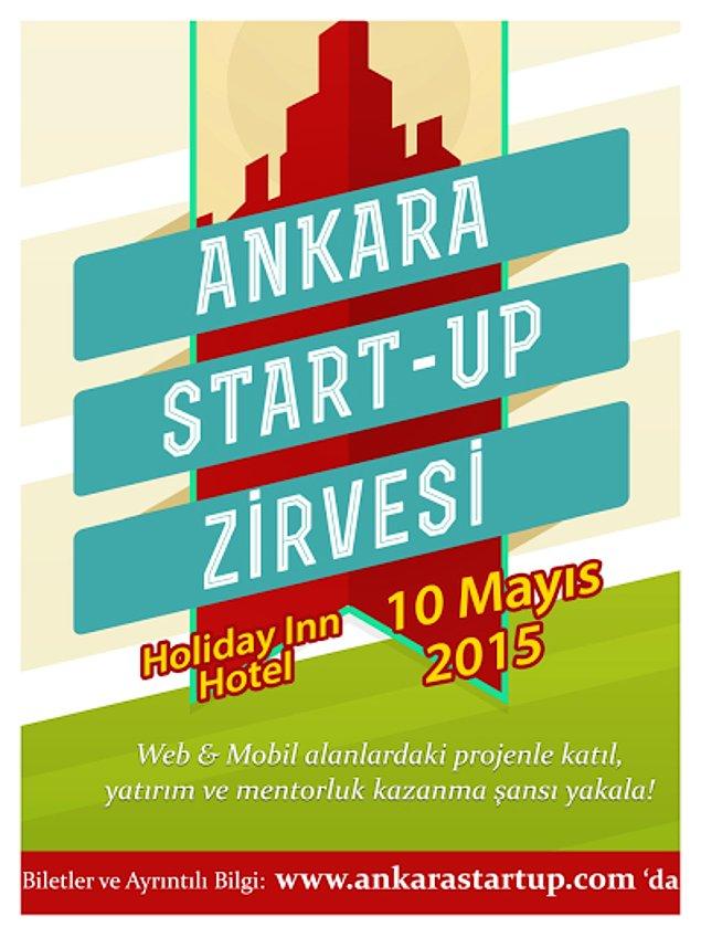 10. Ankara Start-Up Zirvesine Katılmak