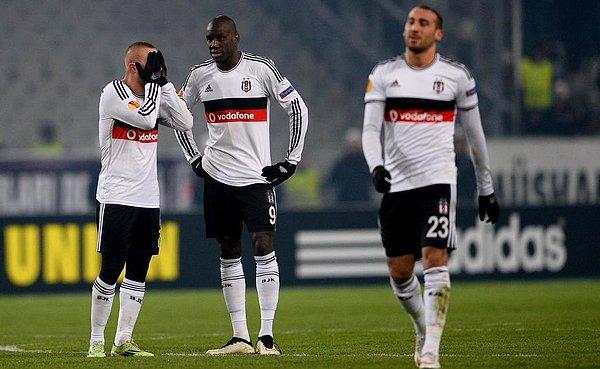 Beşiktaş Avrupa Ligi'nde bu sezon ilk kez kendi sahasında birden fazla gol yedi.