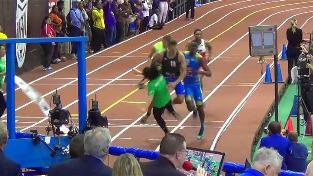 Finiş Çizgisinde Korkutan Kaza