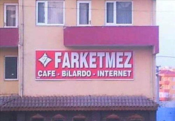22. Atara atar 'Farketmez' Cafe Bilardo İnternet