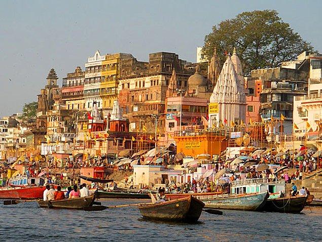 7. Ganj Nehri, Varanasi, Hindistan