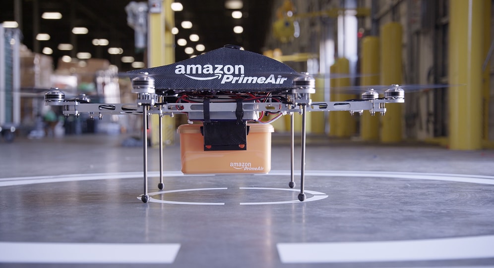 Amazon Drone ile Teslimat Denemelerini ABD'den Başka Bir Ülkeye Taşıyacak