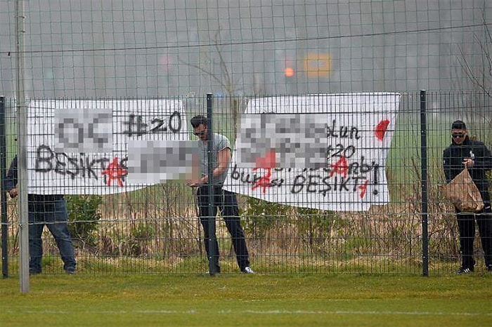 Beşiktaşlı Taraftarlar Milli Takım Kampını Bastı