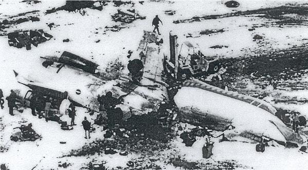2) 19 Ocak 1960'da Ankara'da İskandinav Havayolları uçağı düştü