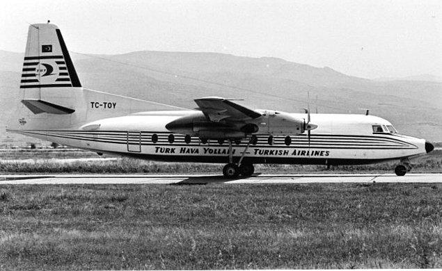 3) 23 Eylül 1961'de THY'ye ait uçak Ankara'da düştü.