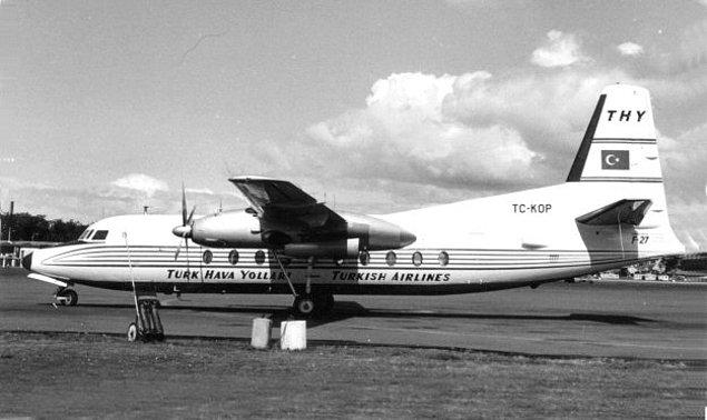 4) 8 Mart 1962'de THY'ye ait uçak Toroslar'a çakıldı.
