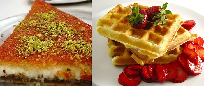 Hatay'ın Künefesi mi Ortaköy'ün Waffle'ı mı?