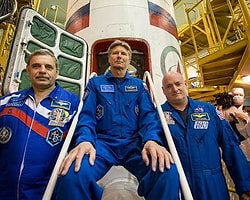 Astronotlar Bir Yıllığına Uzaya Gönderildi