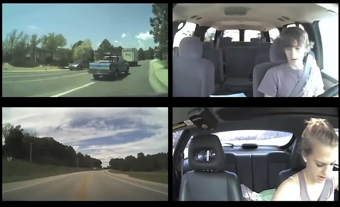 Araç Kullanan Gençlerin Ne Kadar Dikkatsiz Olduğunu Gösteren Çarpıcı Kaza Görüntüleri