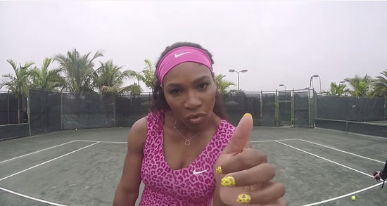 Serena Williams'tan Beyonce'un "7/11" Şarkısına Klip