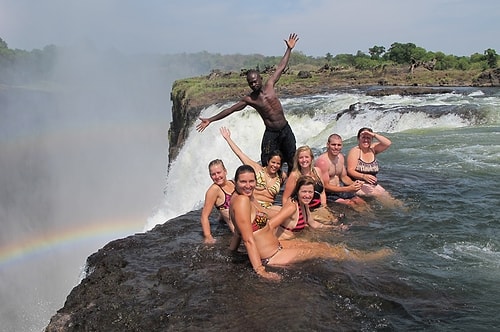 Şeytan Çavlanı - Viktorya Şelalesi, Zimbabve