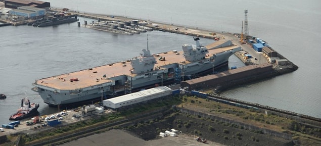 2. 2. HMS Queen Elizabeth Uçak ve Savaş Gemisi – $9.3 milyar