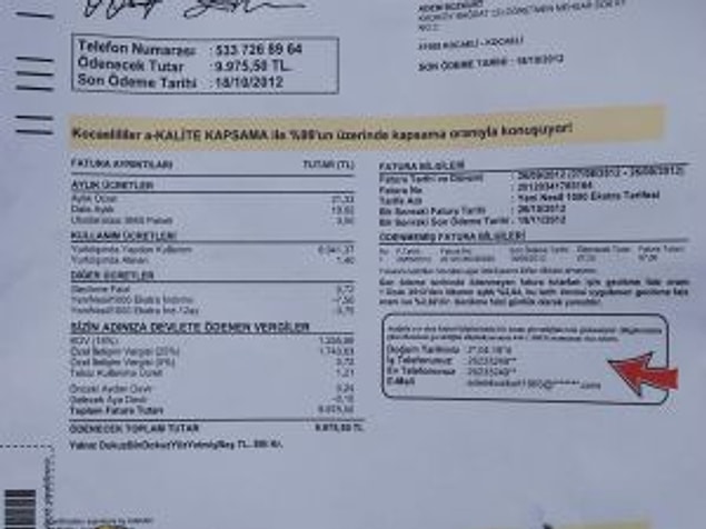 2. Aşırıya kaçan telefon faturaları.