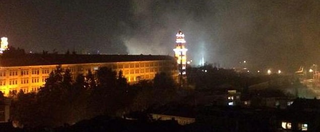 Gün biterken Selimiye Kışlası'nda yangın çıktığına yönelik haberler geldi
