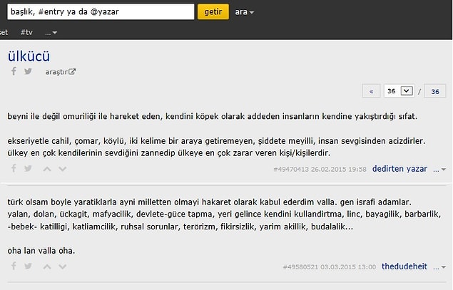 5. Her türlü marjinal söylemin “demokrasi” çatısı altına girdiği sosyal medyada söz ülkücülüğe geldiğinde yargısız infaza uğramak