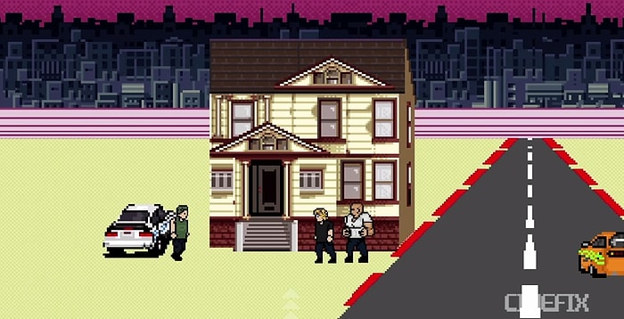 Hızlı ve Öfkeli'nin 8 Bit Olarak Hazırlanmış Versiyonu