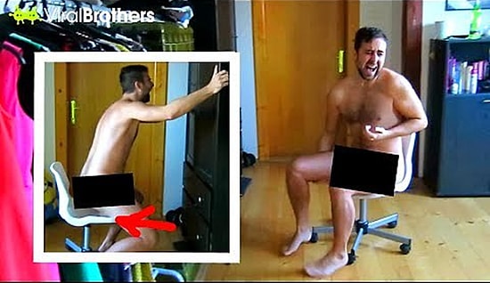 Erkek Arkadaşını Sandalyeye Yapıştırdığı Ağdanın Üzerine Çıplak Şekilde Oturtan Kız