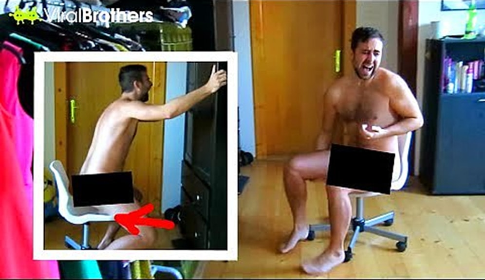 Erkek Arkadaşını Sandalyeye Yapıştırdığı Ağdanın Üzerine Çıplak Şekilde Oturtan Kız