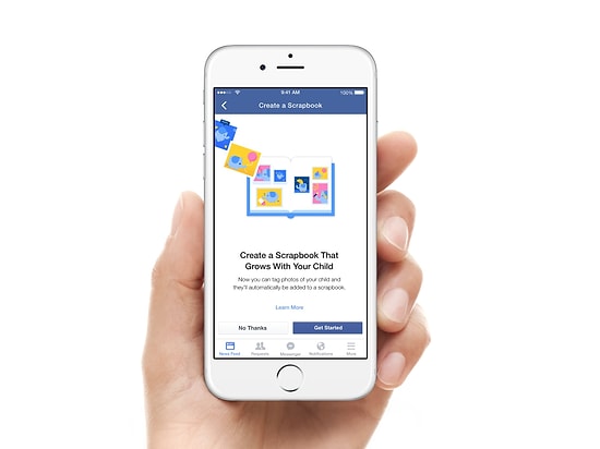 Facebook Scrapbook ile Çocuk Fotoğrafları Tek Albümde