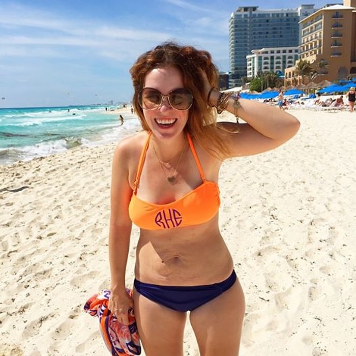 Yıpranmış Vücudundan Utanmayıp Bikini Giyerek, Önemli Bir Mesaj Veren Kadın: Rachel Hollis