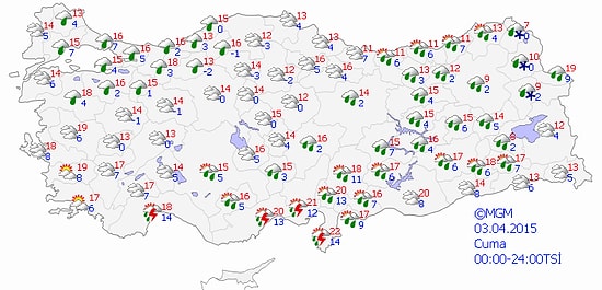 Bugün Hava Nasıl Olacak?