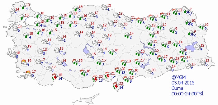 Bugün Hava Nasıl Olacak?