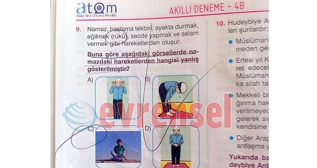 5. Din Sınavında 'Yanlış Şık' Ali İsmail...