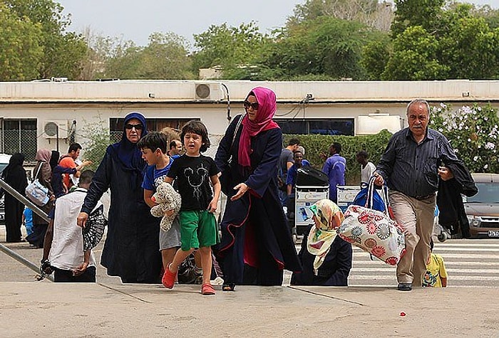 Tahliye Edilen Türk Vatandaşları İstanbul'da