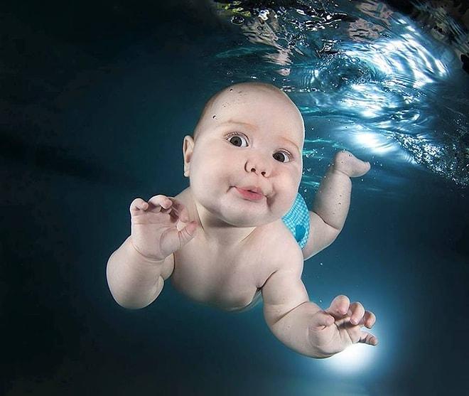 Yüzmeyi Seven 10 Bebek