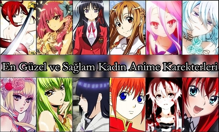 En Sağlam 30 Kadın Anime Karekteri