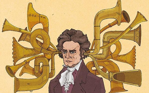 9. Mozart aslanlar gibi kulağa sahipken, Beethoven sağır sağır yapmıştır tüm bu işleri...