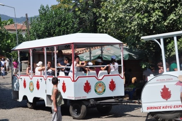 7. Yok Ben Çarşıya Kadar Yürüyemem Derseniz: Traktör Var :)