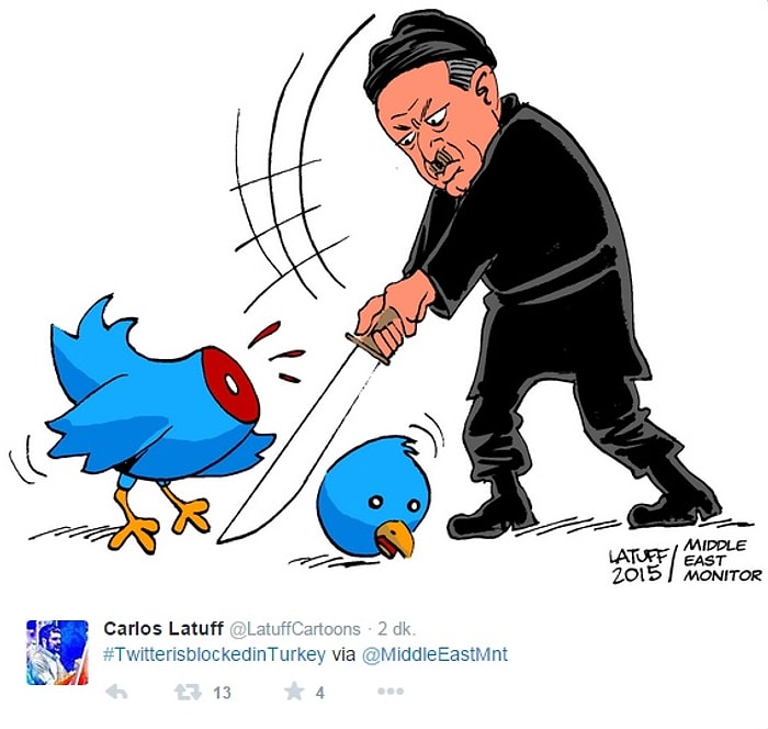 Carlos Latuff Sosyal Medya Sansürünü Çizdi