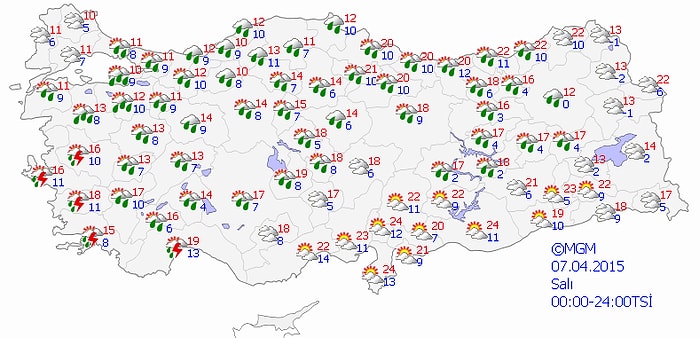 Meteoroloji'den 'Kuvvetli Yağış' Uyarısı