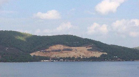 Güvercinlik Koyu'nda Yeşillendirileceği Söylenen Orman Arazisine İkinci Otel