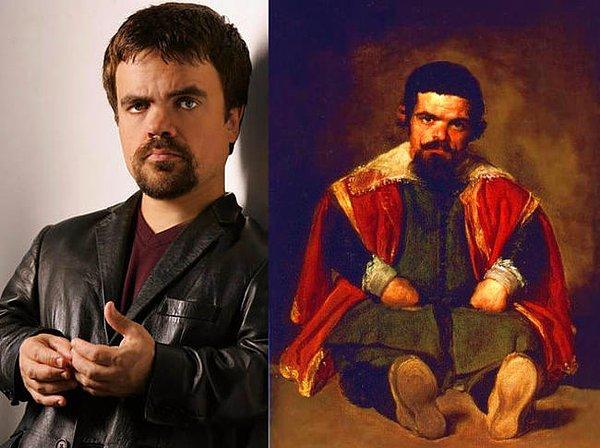 1. Peter Dinklage - Diego Velazquez'in "Sebastián de Morra'nın Portresi" tablosu
