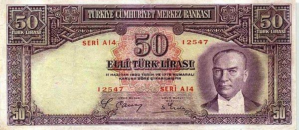 10. 2. Emisyon 50 Türk Lirası (1938-1952)