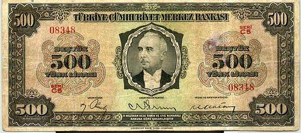 7. 3. Emisyon 500 Türk Lirası (1946-1953)