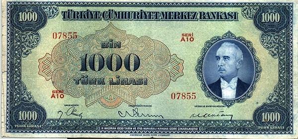 4. 3. Emisyon 1000 Türk Lirası (1946-1953)