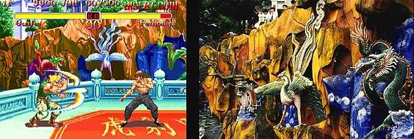 1. Super Street Fighter 2 ve Hong Kong'taki Tiger Balm Garden