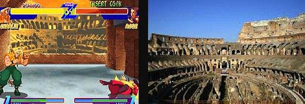6. Street Fighter Alpha ve Roma'daki Kolezyum