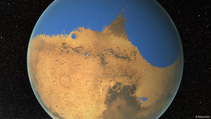 Mars'ta 150 Milyar Metreküp Su