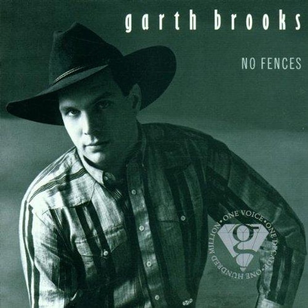 15. GARTH BROOKS - NO FENCES // 17 MİLYON