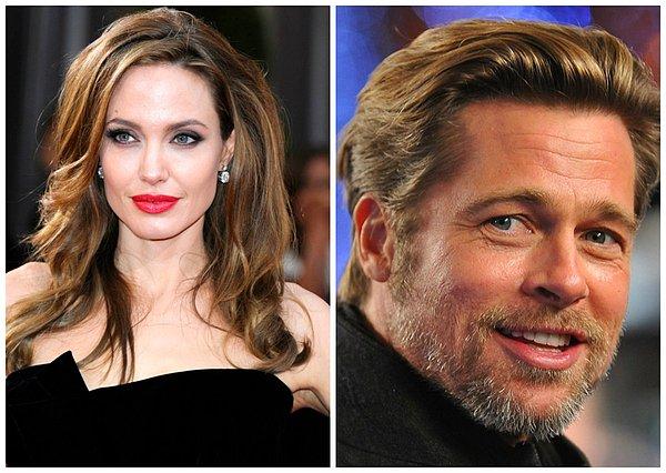 1- Angelina Jolie ve Brad Pitt