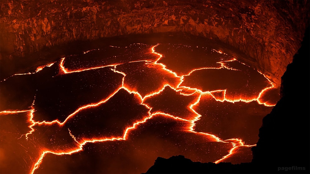 Time Lapse Görüntülerle Kilauea Volkanı